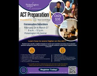  ACT Prep Class Flyer